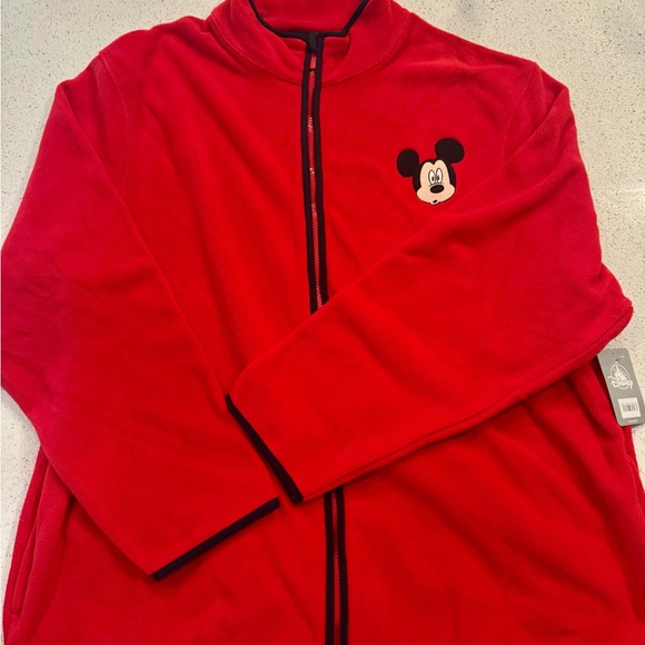 Disney Other - Disney Vibrant Red Fleece with Iconic Patch